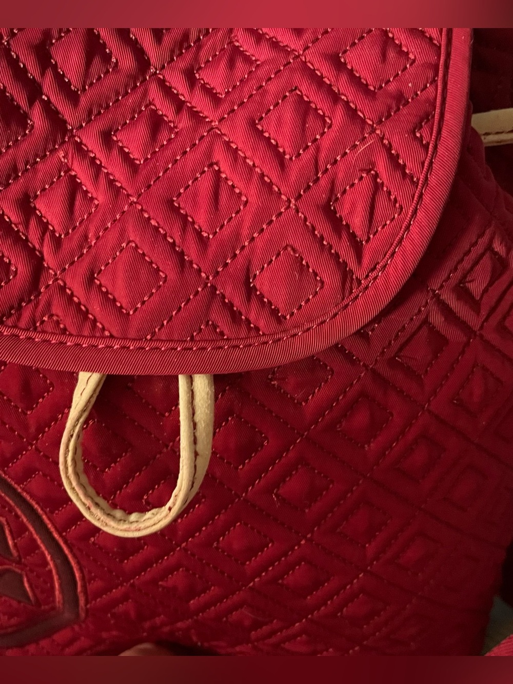 Tory Burch EUC Marion Quilted Raspberry Pink Backpack - Picture 4 of 8